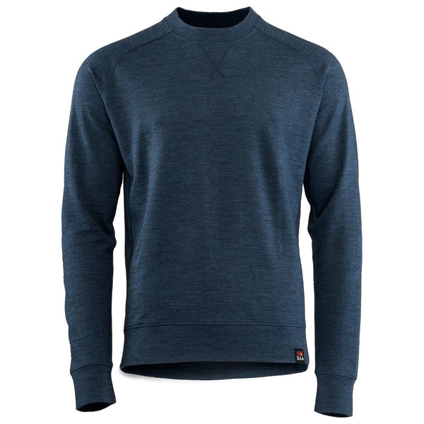 isobaa Mens Merino 260 Lounge Sweatshirt (Denim)
