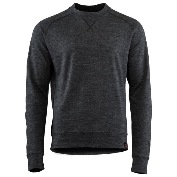 isobaa Mens Merino 260 Lounge Sweatshirt (Smoke)