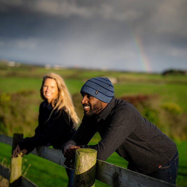 Isobaa Mens Merino Blend Mountain Shirt (Smoke)