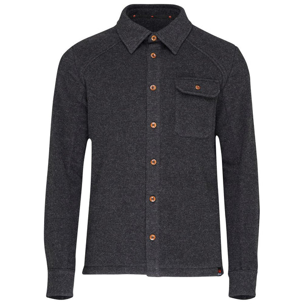 isobaa Mens Merino Blend Mountain Shirt (Smoke)