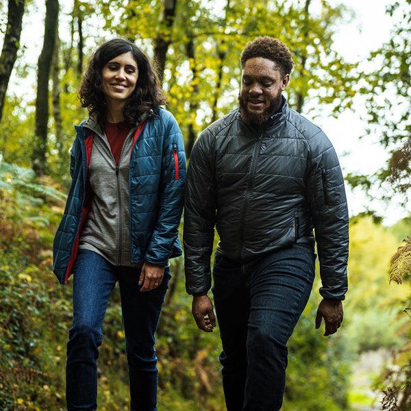 Isobaa Mens Packable Insulated Jacket (Smoke/Black)