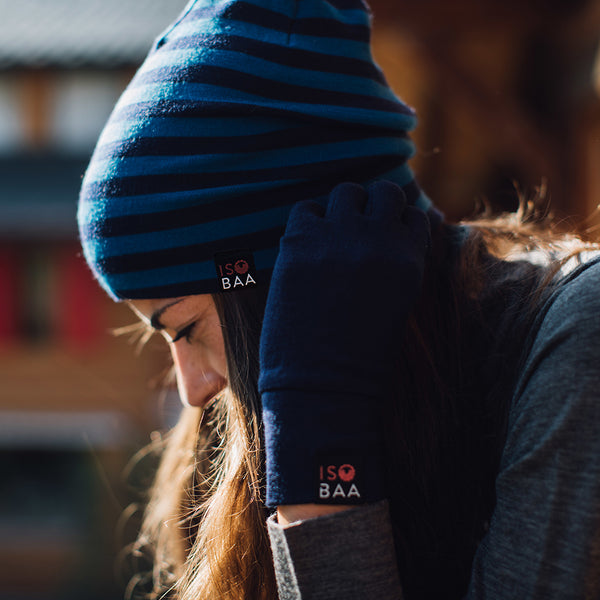 Isobaa Merino 180 Gloves (Navy)