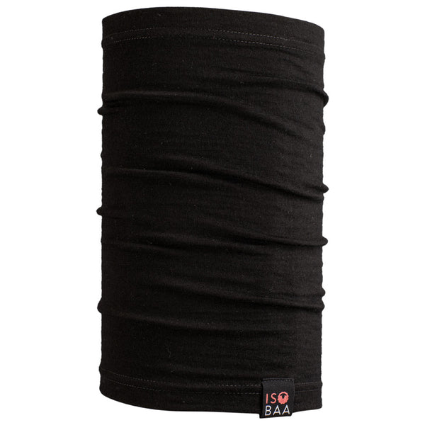 isobaa Merino 180 Neck Warmer (Black)
