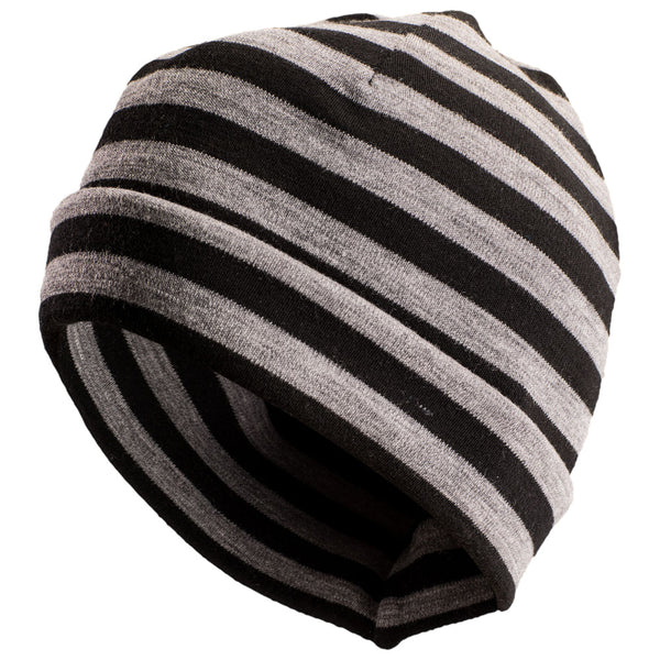 Isobaa Merino 230 Beanie (Charcoal/Black)