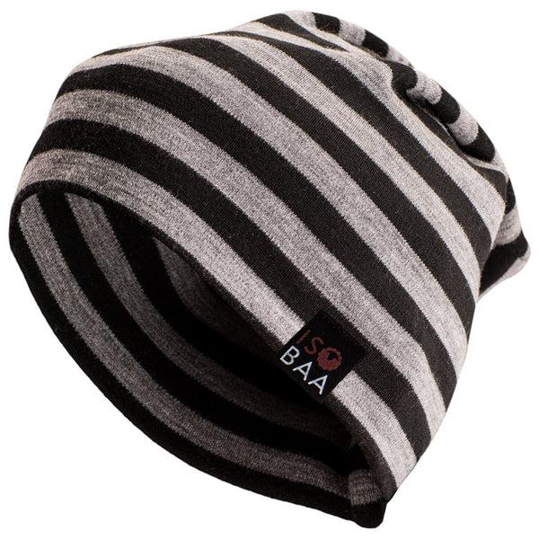 isobaa Merino 230 Beanie (Charcoal/Black)