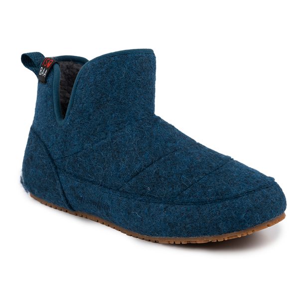 isobaa Merino Blend Slipper Boots (Petrol)