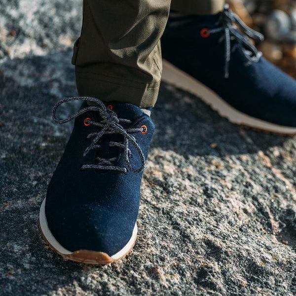 Isobaa Merino Blend Trainers (Navy)