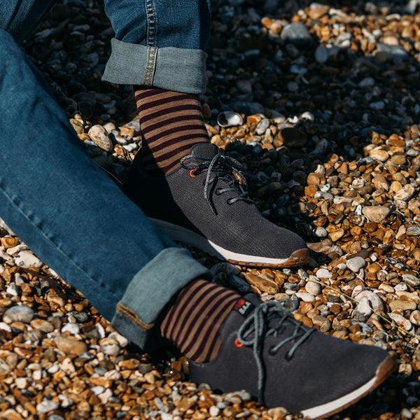 Isobaa Merino Blend Trainers (Smoke)