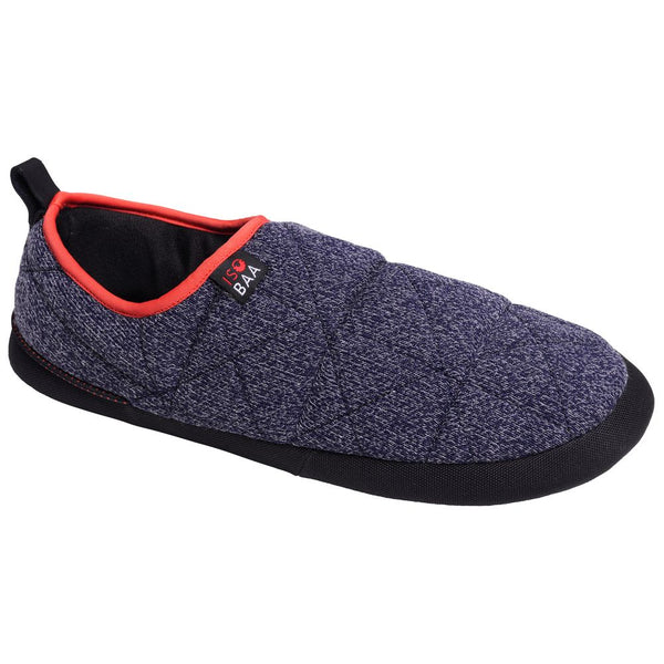 isobaa Merino Blend Travel Slippers (Navy Melange)
