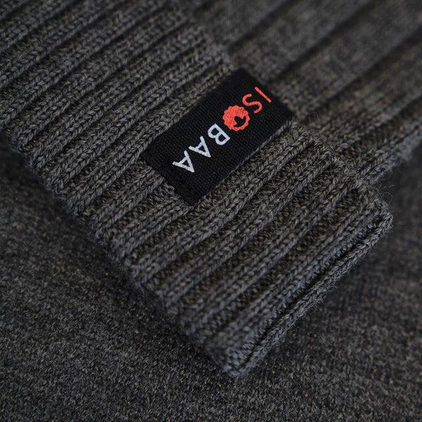 Isobaa Merino Bobble Beanie (Smoke)