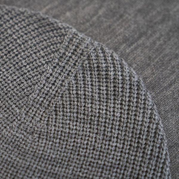 Isobaa Merino Fisherman Beanie (Charcoal)