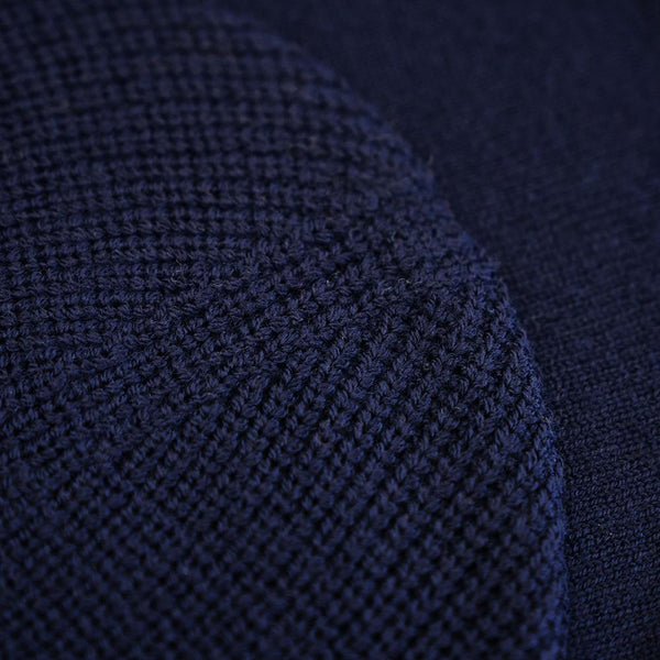 Isobaa Merino Fisherman Beanie (Navy)