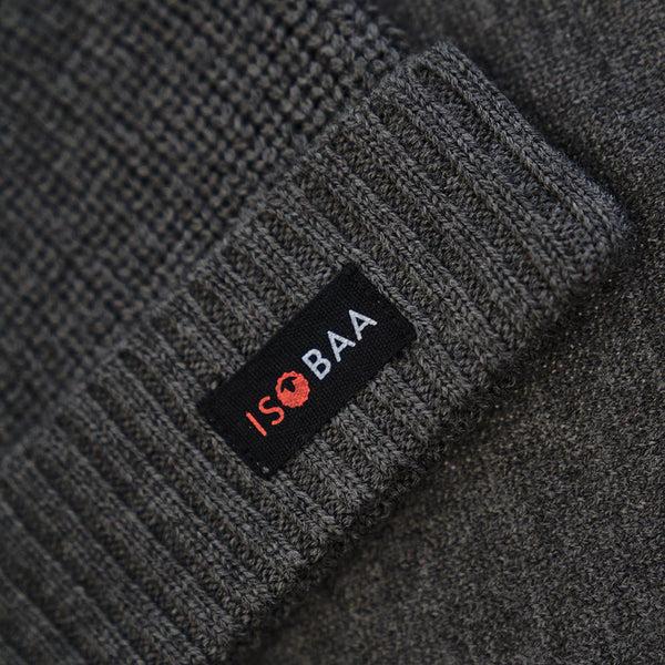 Isobaa Merino Fisherman Beanie (Smoke)