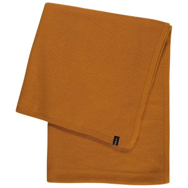 isobaa Merino Honeycomb Shawl (Mustard)