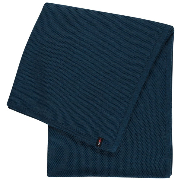 isobaa Merino Honeycomb Shawl (Petrol)