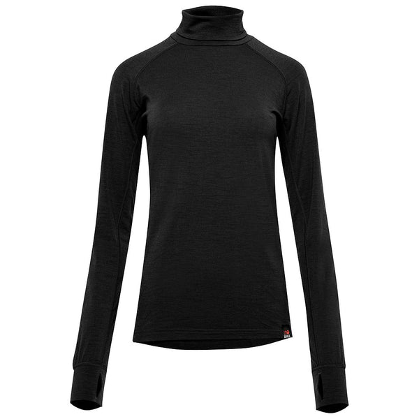 isobaa Womens 160 Merino Active Roll Neck (Black)