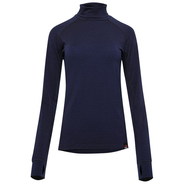 isobaa Womens 160 Merino Active Roll Neck (Navy)