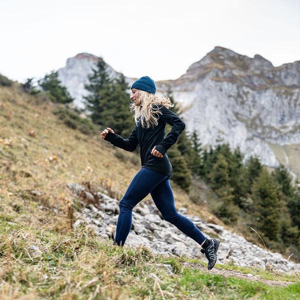 Isobaa Womens 260 Merino Active Tights (Navy)