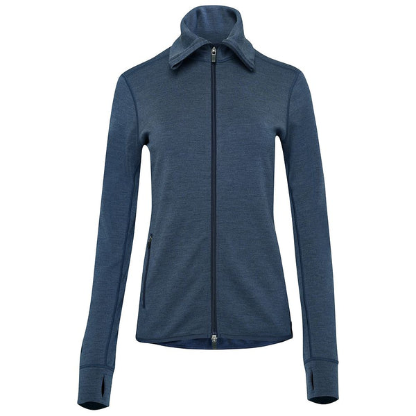 isobaa Womens 320 Merino Full Zip (Denim/Navy)