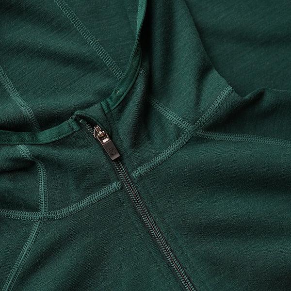 Isobaa Womens IsoSoft 240 Hoodie (Emerald)