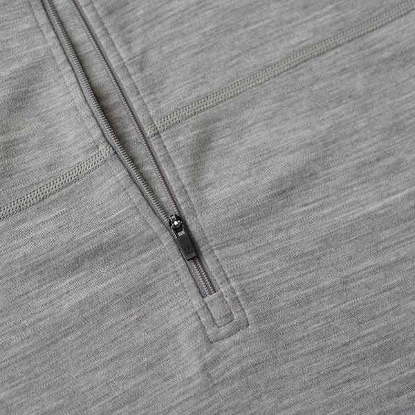 Isobaa Womens IsoSoft 240 Zip Neck (Grey)