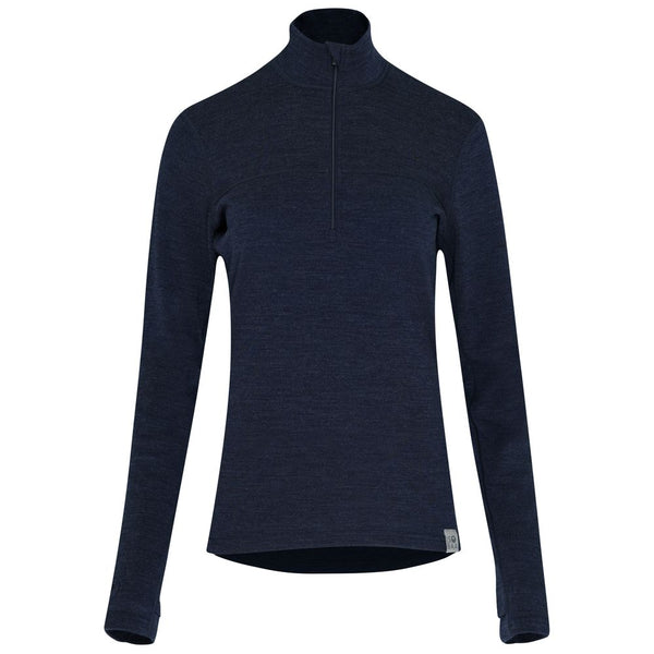 isobaa Womens IsoSoft 240 Zip Neck (Navy)