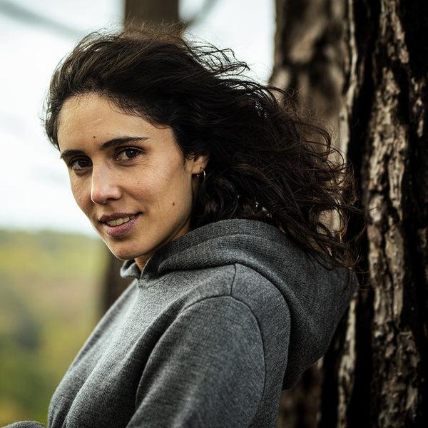 Isobaa Womens LUX Hoodie (Smoke/Charcoal)