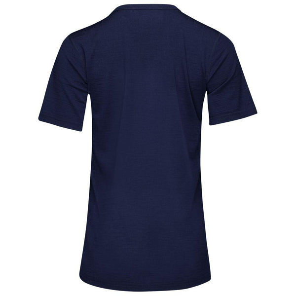 Isobaa Womens Merino 150 Mountains Tee (Navy)