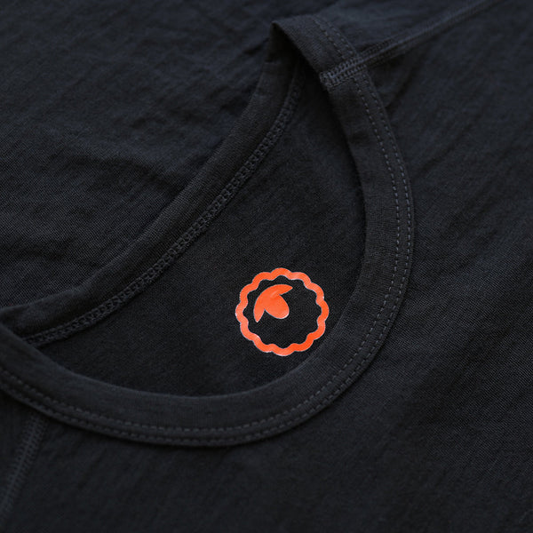 Isobaa Womens Merino 150 Short Sleeve Crew (Black)