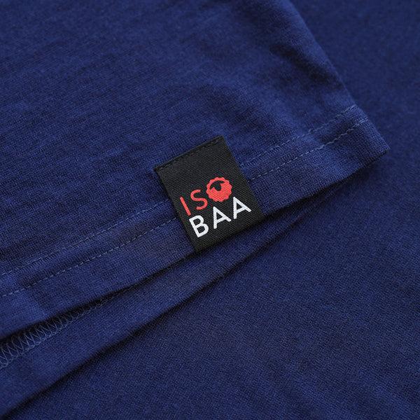 Isobaa Womens Merino 150 Short Sleeve Crew (Navy)