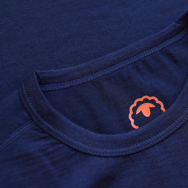 Isobaa Womens Merino 180 Long Sleeve Crew (Navy)