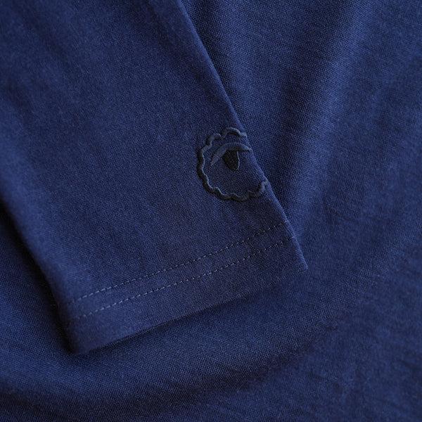 Isobaa Womens Merino 180 Long Sleeve Crew (Navy)