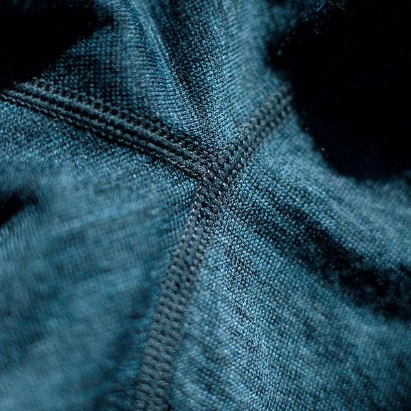 Isobaa Womens Merino 180 Long Sleeve Crew (Petrol)