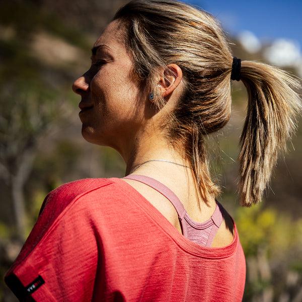 Isobaa Womens Merino 180 Reversible Dress (Coral)