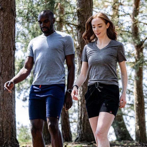 Isobaa Womens Merino 200 Shorts (Black)