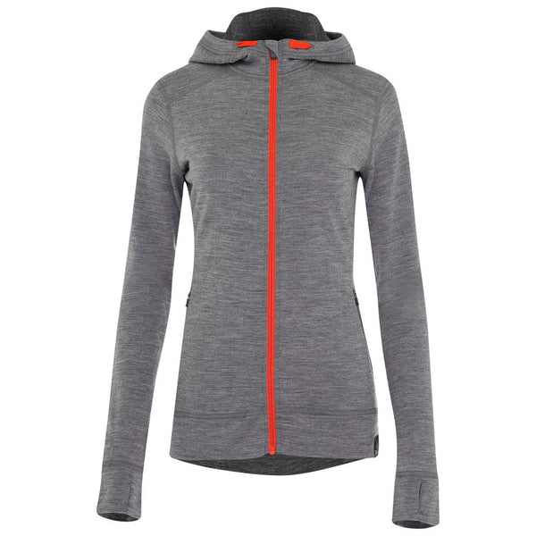 isobaa Womens Merino 260 Casual Hoodie (Charcoal)