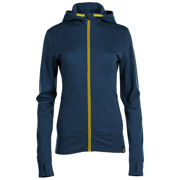 isobaa Womens Merino 260 Casual Hoodie (Petrol)