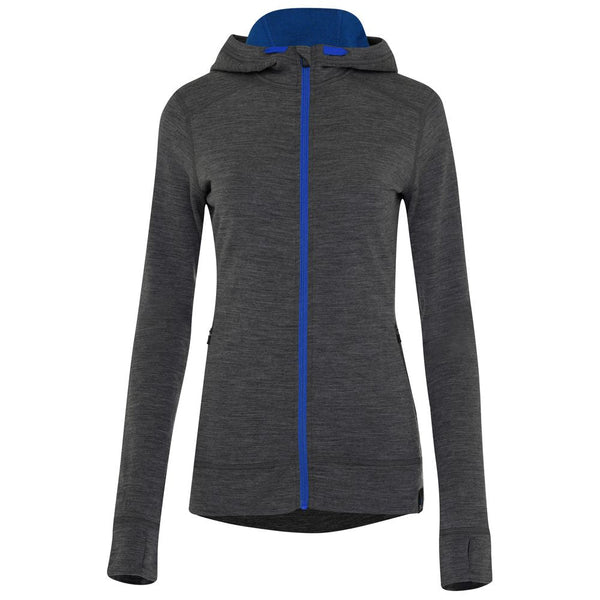 isobaa Womens Merino 260 Casual Hoodie (Smoke)