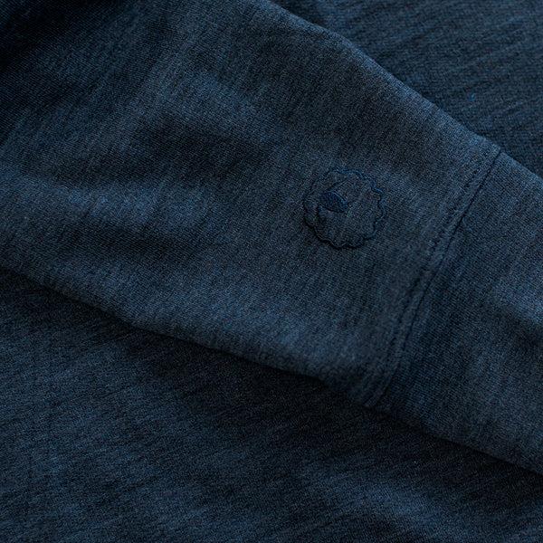 Isobaa Womens Merino 260 Lounge Hoodie (Denim/Navy)