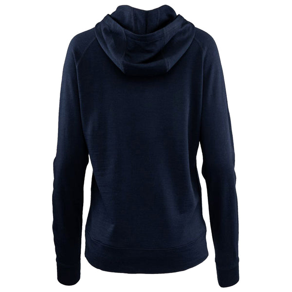 Isobaa Womens Merino 260 Lounge Hoodie (Navy/Smoke)
