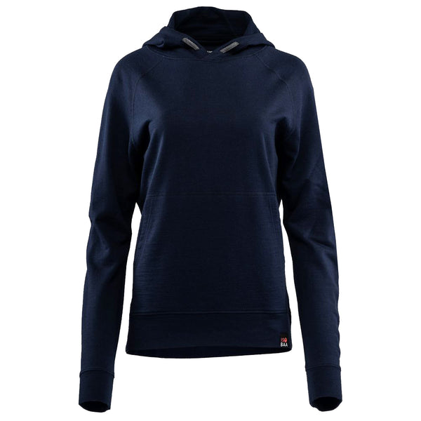 isobaa Womens Merino 260 Lounge Hoodie (Navy/Smoke)