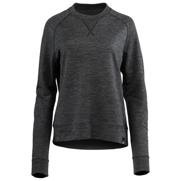 isobaa Womens Merino 260 Lounge Sweatshirt (Smoke)