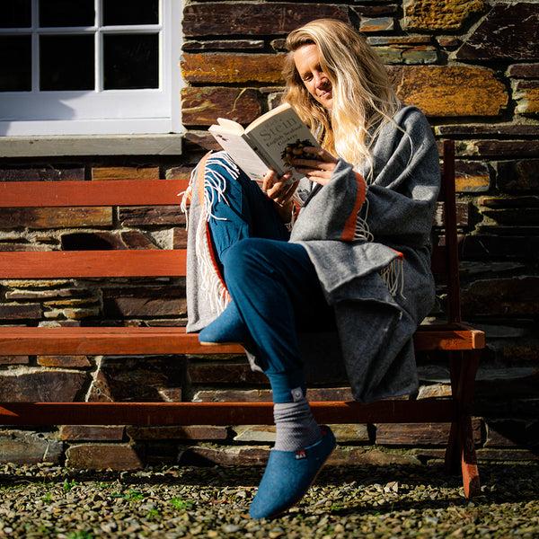 Isobaa Womens Merino Blend 200 PJ Joggers (Petrol)