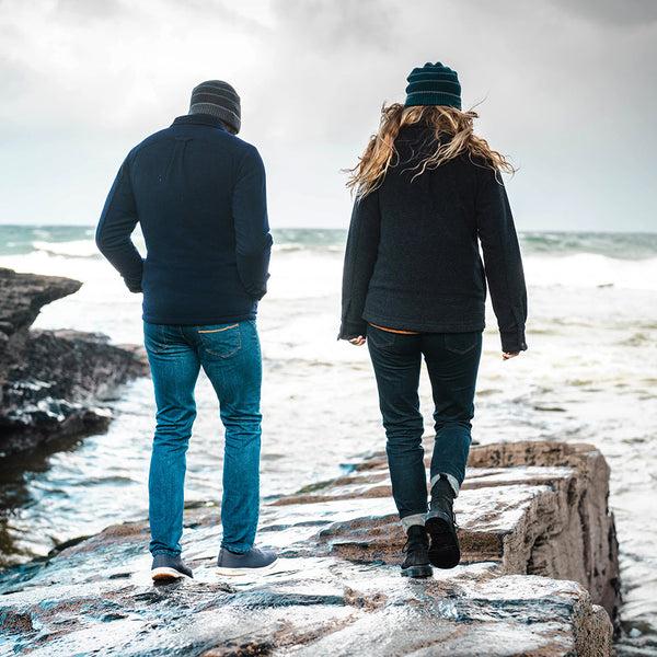 Isobaa Womens Merino Blend Mountain Shirt (Smoke)