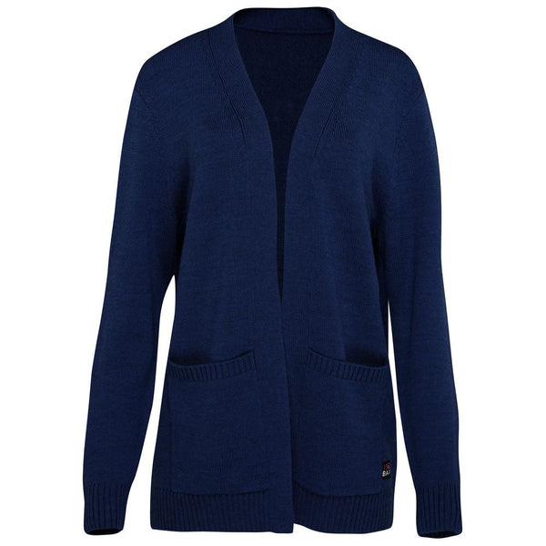 isobaa Womens Merino Open Cardigan (Navy)