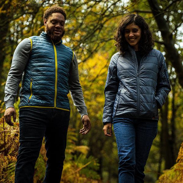 Isobaa Womens Packable Insulated Jacket (Denim/Navy)