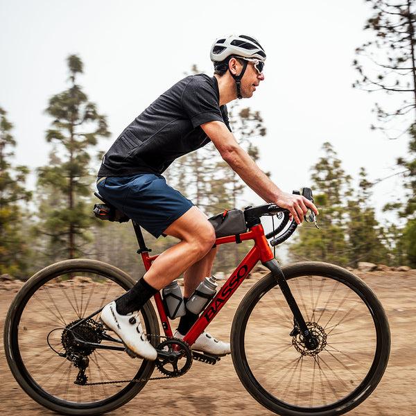 Isobaa Mens Merino 160 SS Cycle Zip Top (Black Melange)