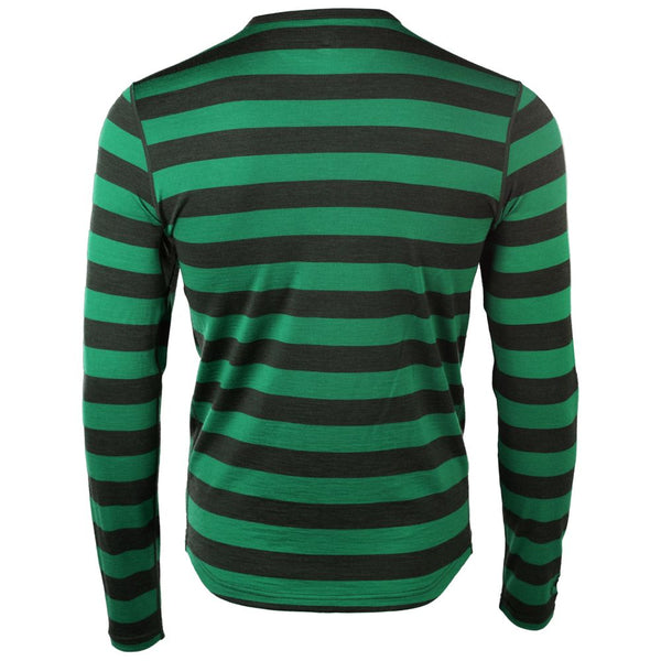 Isobaa Mens Merino 180 Long Sleeve Crew (Forest/Green)
