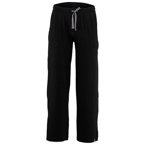 isobaa Mens Merino 260 Lounge Loose Joggers (Black/Smoke)