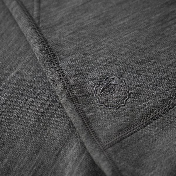 Isobaa Mens Merino 260 Lounge Loose Joggers (Charcoal/Orange)